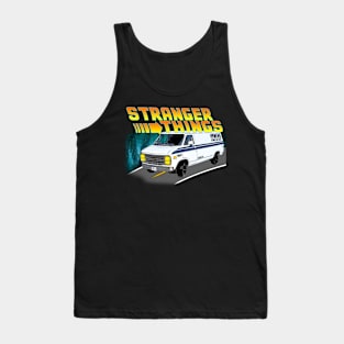 White Van Car Tank Top